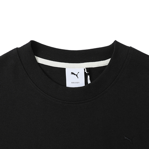 puma彪马2025中性中性-HAUS OF CLASSICS Oversized Shortsleeve Tee-黑色针织无领短T63156101