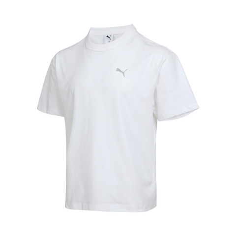 puma彪马2025男子男子-ALL IN GOOD TIME SS TEE BACK-彪马白针织无领短T63479002