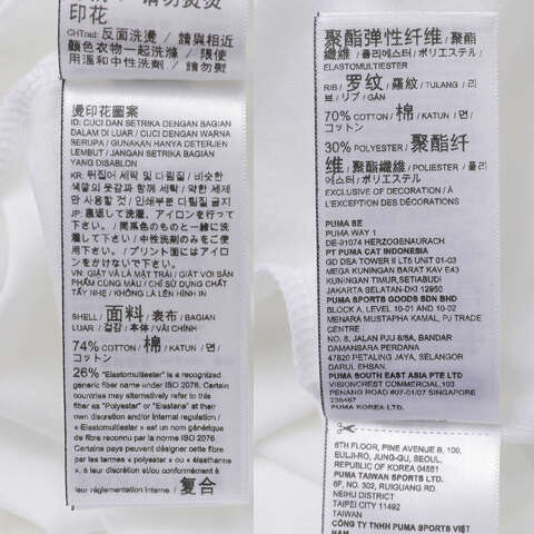 puma彪马2025男子男子-ALL IN GOOD TIME SS TEE BACK-彪马白针织无领短T63479002