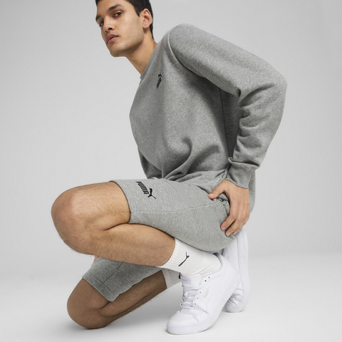 puma彪马2025男子男子-ESS No. 1 Logo Shorts 10'-灰色针织短裤68752903