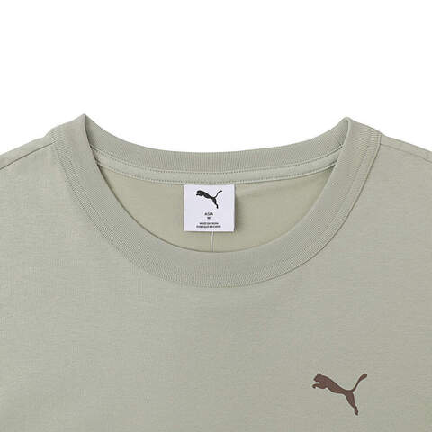 puma彪马2025男子男子-ALL IN GOOD TIME SS TEE BACK-咖啡色针织无领短T63479082