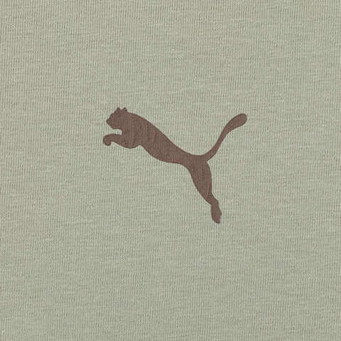 puma彪马2025男子男子-ALL IN GOOD TIME SS TEE BACK-咖啡色针织无领短T63479082