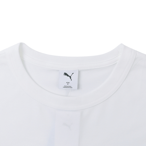 puma彪马2025中性中性-ALL IN GOOD TIME SS TEE LATE ADD-彪马白针织无领短T69299602