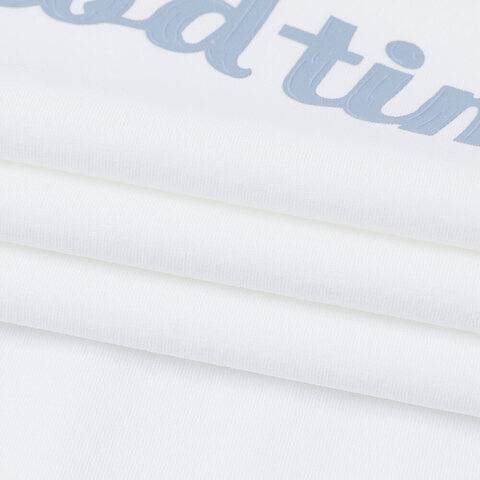 puma彪马2025中性中性-ALL IN GOOD TIME SS TEE LATE ADD-彪马白针织无领短T69299602