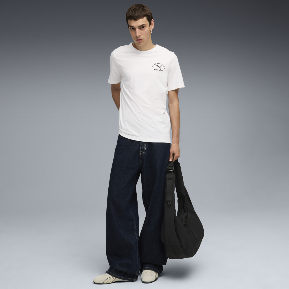 puma彪马2025男子男子-PUMA CLASS Graphic Tee-彪马白针织无领短T69293602