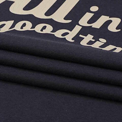 puma彪马2025中性中性-ALL IN GOOD TIME SS TEE LATE ADD-海军蓝针织无领短T69299616