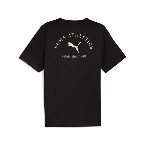 puma彪马2025男子男子-PUMA CLASS Graphic Tee-黑色针织无领短T69293601