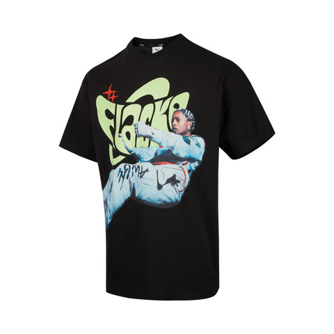 puma彪马2025中性中性-PUMA X A$AP ROCKY FLACKO Drive Tee-黑色针织无领短T63338901