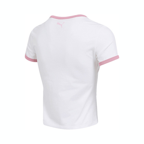 puma彪马2025女子女子-ALL IN GOOD TIME SS TEE W-彪马白针织无领短T63479802