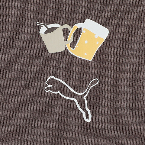 puma彪马2025男子男子-ALL IN GOOD TIME SHORTS KNIT-棕色针织短裤63479541