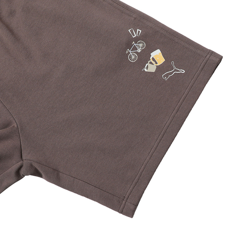 puma彪马2025男子男子-ALL IN GOOD TIME SHORTS KNIT-棕色针织短裤63479541