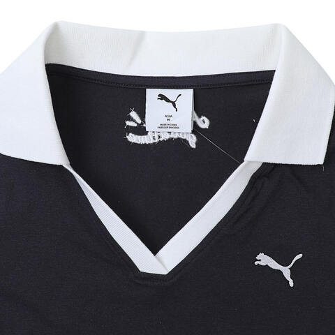 puma彪马2025女子女子-ALL IN GOOD TIME SS POLO W LATE ADD-海军蓝针织有领短T69277416