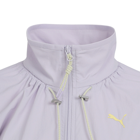 puma彪马2025女子女子-WARDROBE ESS HC Woven Jacket W-紫粉色梭织无帽外套63387550