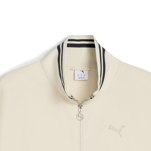puma彪马2025中性中性-PREMIUM ESS Relaxed Track Jacket WV-雪白色-黑色梭织无帽外套63402887