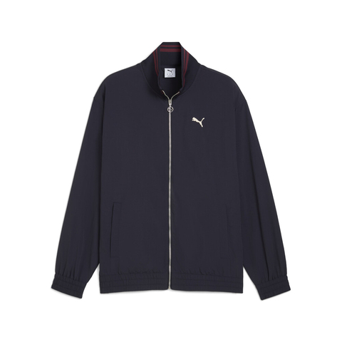 puma彪马2025中性中性-PREMIUM ESS Relaxed Track Jacket WV-海军蓝-酒红色梭织无帽外套63402816