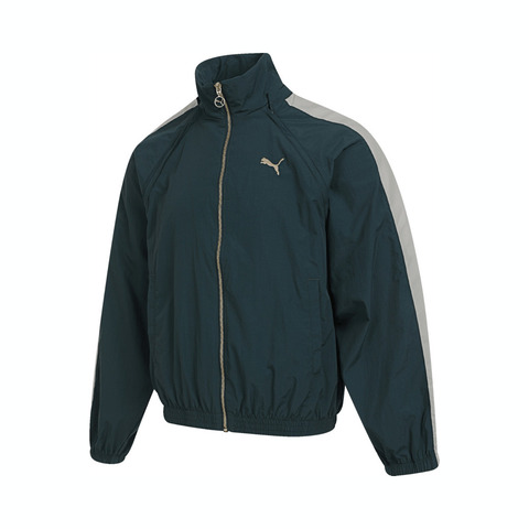 puma彪马2025男子男子-PRIME RETRO T7 WOVEN JKT-淡绿梭织无帽外套63478275