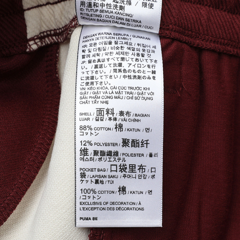 puma彪马2025女子女子-PRIME RETRO T7 SHORTS W-酒红色针织短裤63478196