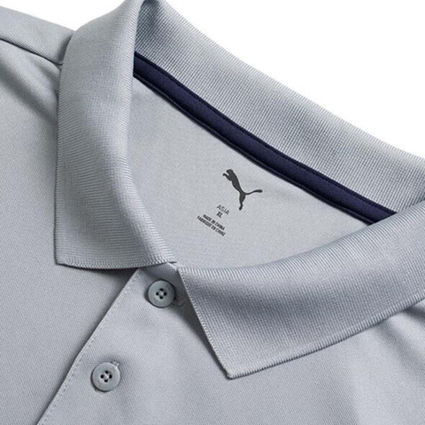 puma彪马2025男子男子-PERFORMANCE POLO-中灰色梭织有领短T52869908