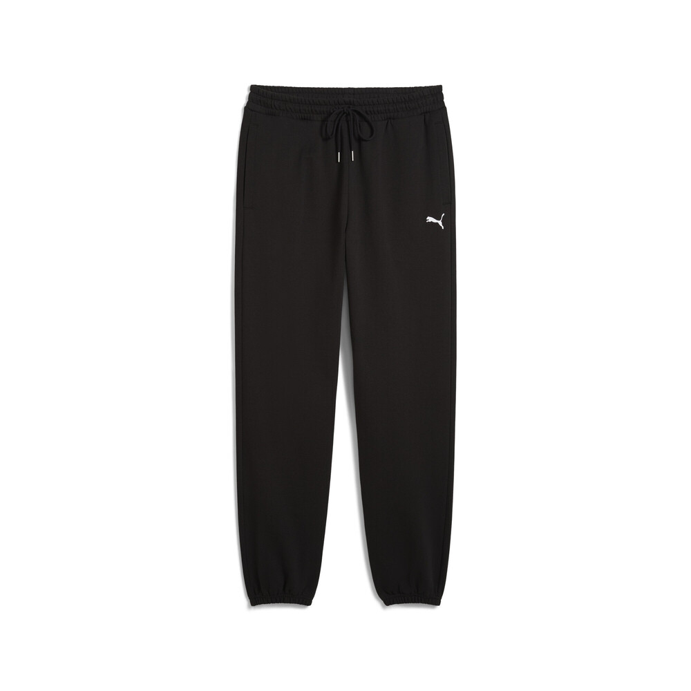 puma彪马2025男子男子-WARDROBE ESS Relaxed Sweatpants TR cl-黑色针织长裤63194301