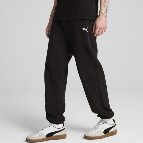 puma彪马2025男子男子-WARDROBE ESS Relaxed Sweatpants TR cl-黑色针织长裤63194301