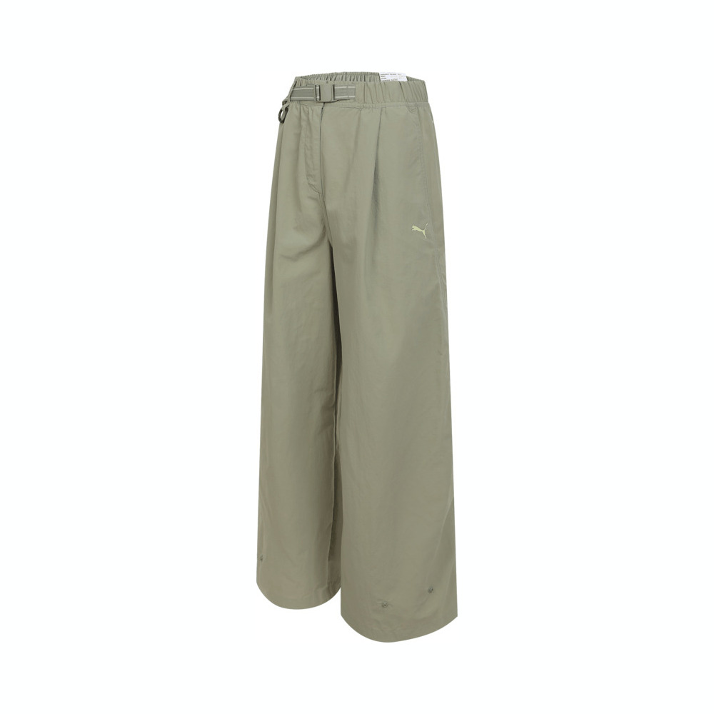 puma彪马2025女子女子-WARDROBE ESS HC Woven Pants W-咖啡色梭织长裤63387882