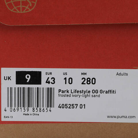 puma彪马2025中性中性-Park Lifestyle OG Graffiti-米白色-松砂色Park40525701