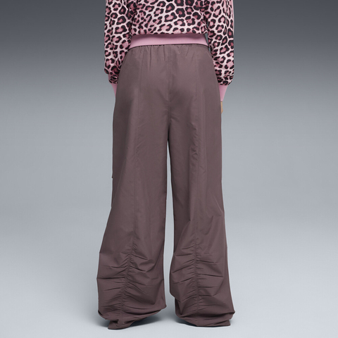 puma彪马2025女子女子-WARDROBE ESS Parachute Woven Pants op-回响灰梭织长裤63397888