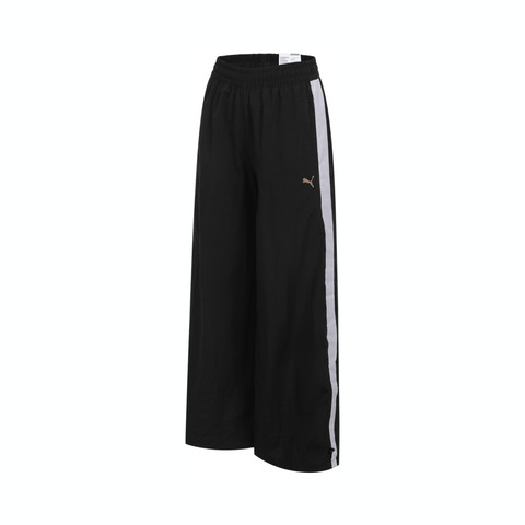 puma彪马2025女子女子-PRIME RETRO T7 PANTS W-黑色梭织长裤63478001