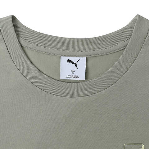 puma彪马2025男子男子-WARDROBE ESS HC SS Tee-咖啡色针织无领短T63387282