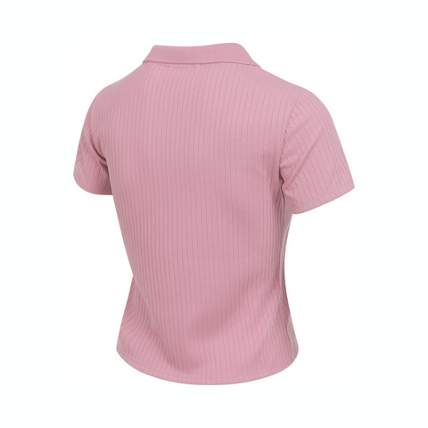 puma彪马2025女子女子-DARE TO EXTENSION RIB POLO W-新婚粉针织有领短T63477965
