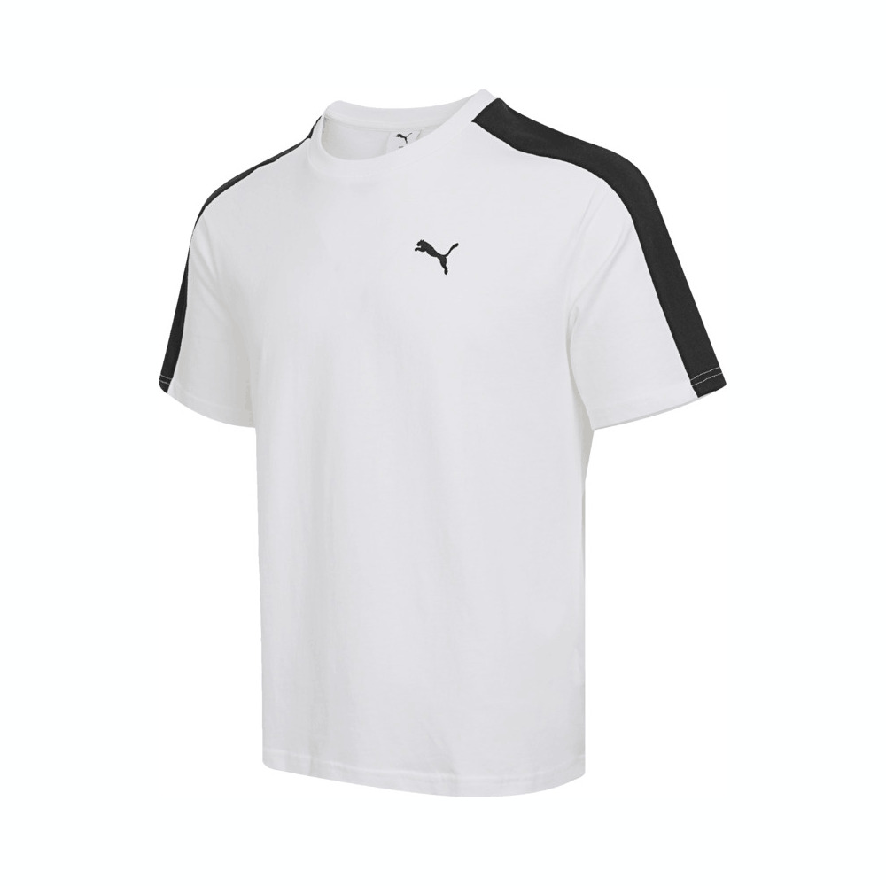 puma彪马2025男子男子-PRIME RETRO T7 SS Tee-彪马白针织无领短T63478602