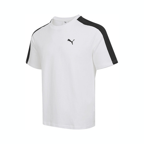 puma彪马2025男子男子-PRIME RETRO T7 SS Tee-彪马白针织无领短T63478602