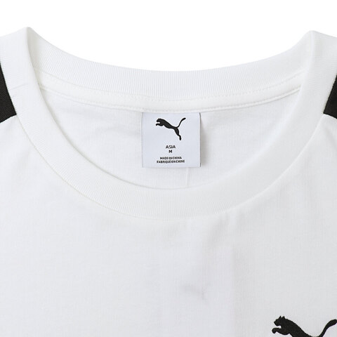 puma彪马2025男子男子-PRIME RETRO T7 SS Tee-彪马白针织无领短T63478602