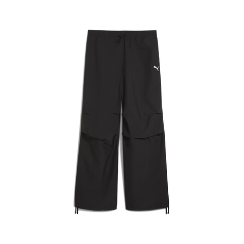 puma彪马2025女子女子-WARDROBE ESS Parachute Woven Pants op-黑色梭织长裤63397801
