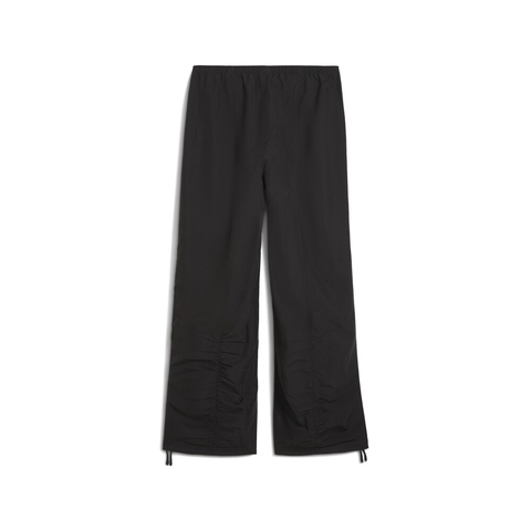puma彪马2025女子女子-WARDROBE ESS Parachute Woven Pants op-黑色梭织长裤63397801