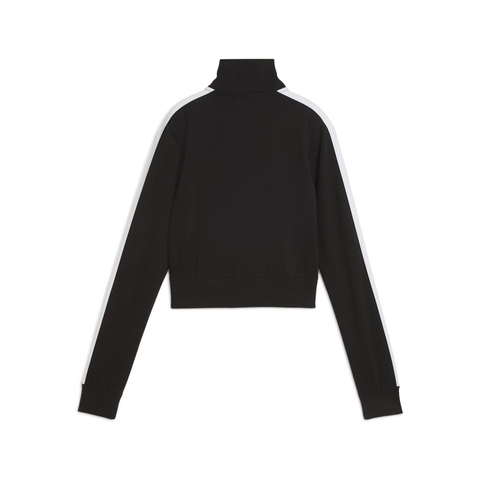 puma彪马2025女子女子-FUTURE.PUMA.ARCHIVE T7 Slim Cropped Track Jacket-黑色-彪马白针织无帽外套63405201