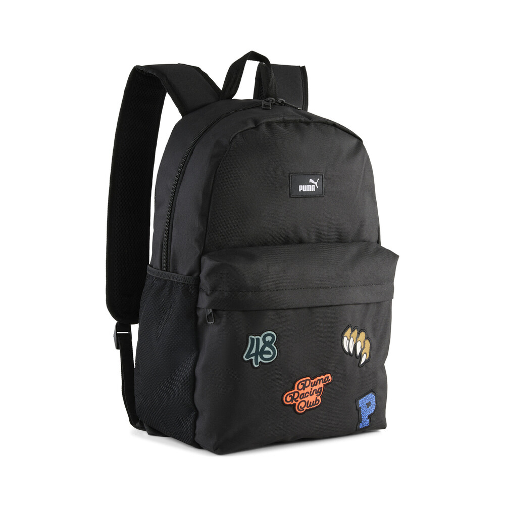 puma彪马2025中性中性-PUMA PHASE PATCH Backpack-黑色双肩包09173001
