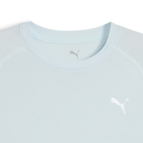puma彪马2025男子男子-M RUN VELOCITY TEE (TRI-BLEND)-海洋玻璃色梭织无领短T52724199