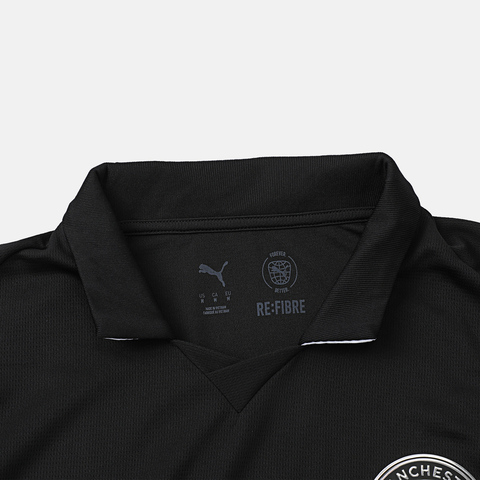 puma彪马2025男子男子-MCFC Away Jersey Replica-黑色梭织无领短T78035002