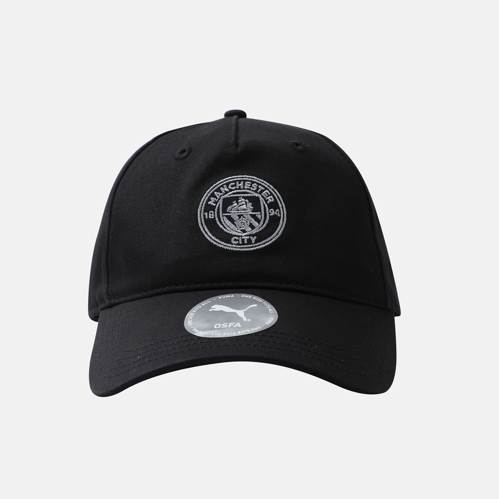 puma彪马2025中性中性-MCFC ESS Cap-黑色-银色弯沿帽02649602