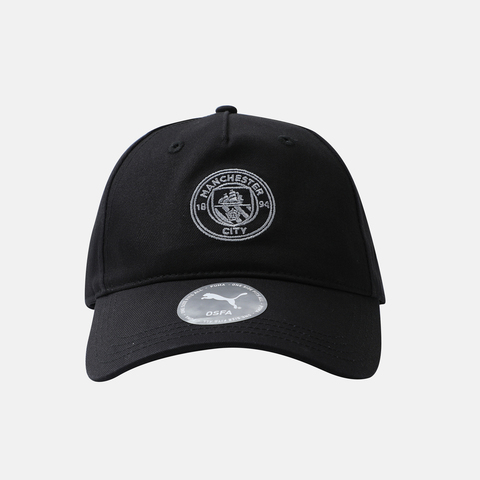 puma彪马2025中性中性-MCFC ESS Cap-黑色-银色弯沿帽02649602