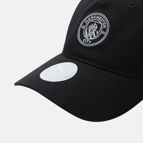 puma彪马2025中性中性-MCFC ESS Cap-黑色-银色弯沿帽02649602