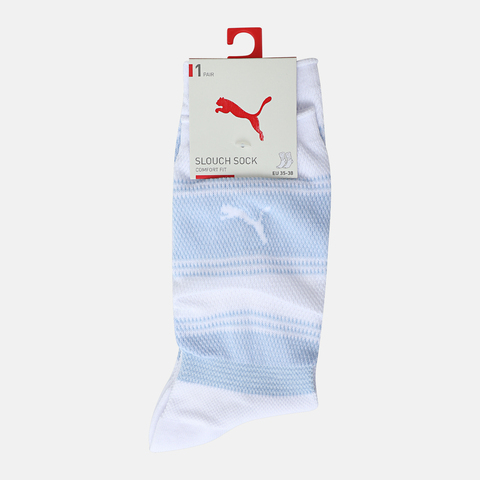 puma彪马2025女子女子-Puma W Slouch Sock 1P-白色中袜94742701