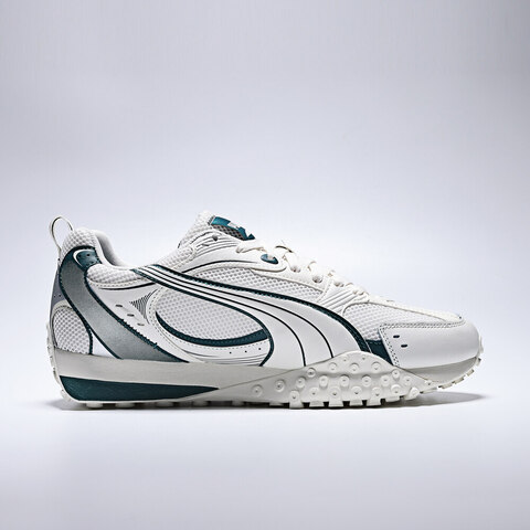 puma彪马2025中性中性-Blktop Rider V2-暖白-绿色-银色Blktop40631803