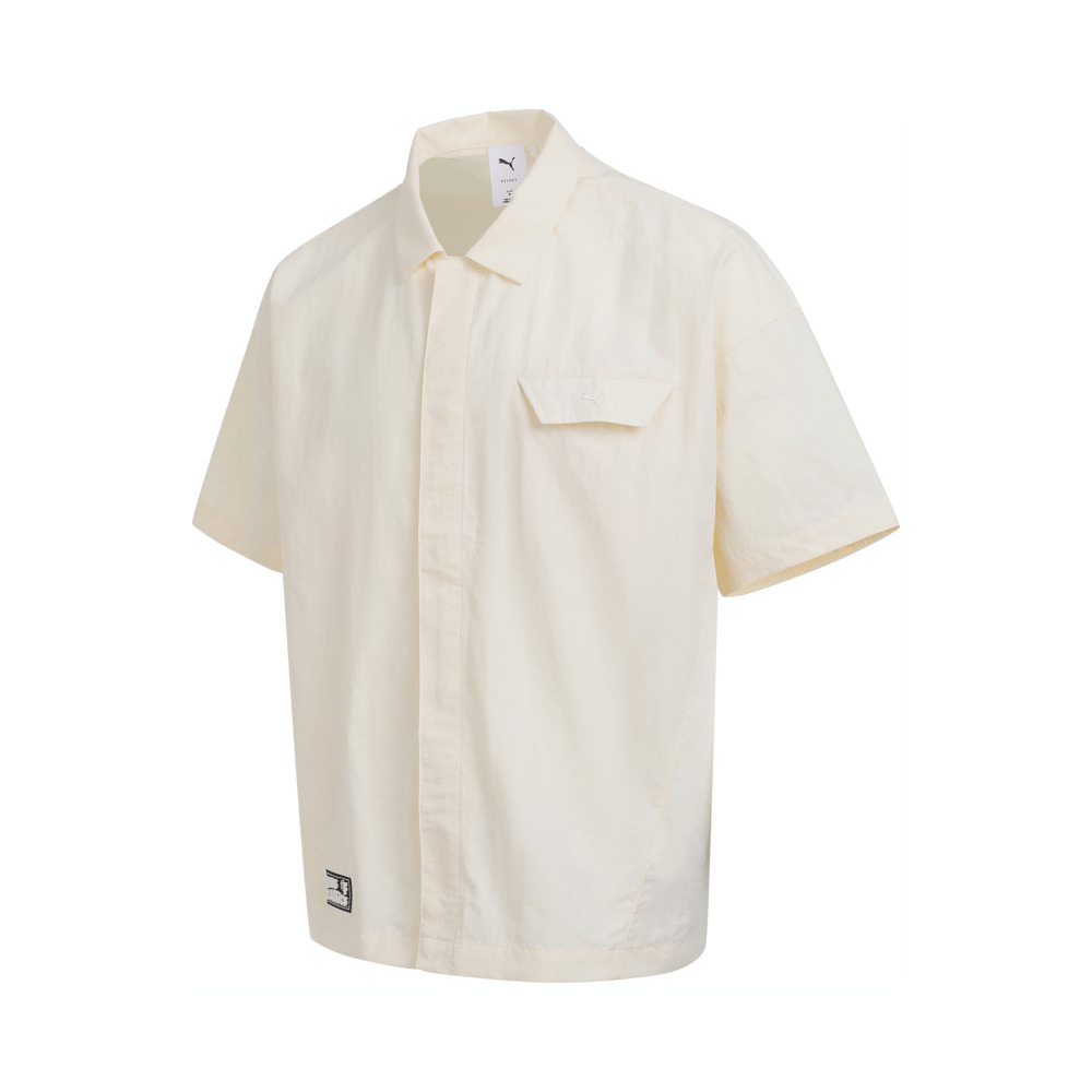 puma彪马2025中性中性-HAUS OF CLASSICS Woven Shirt-杏仁糖色短袖衬衫63155587