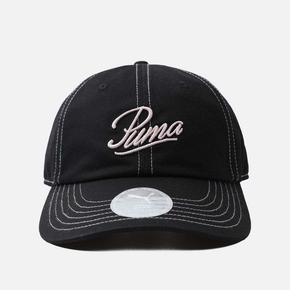 puma彪马2025中性中性-PUMA SCRIPT AF BB Cap-黑色-迷雾紫弯沿帽02698603