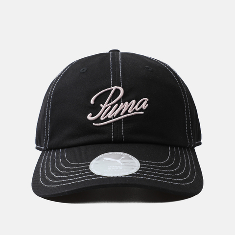 puma彪马2025中性中性-PUMA SCRIPT AF BB Cap-黑色-迷雾紫弯沿帽02698603