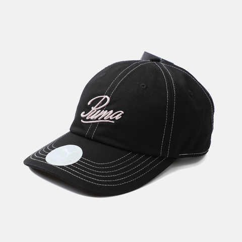 puma彪马2025中性中性-PUMA SCRIPT AF BB Cap-黑色-迷雾紫弯沿帽02698603