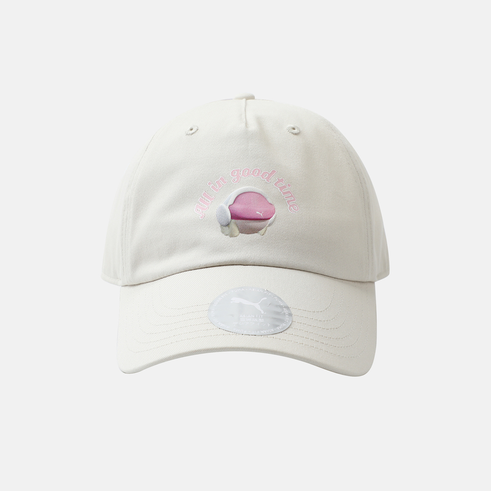 puma彪马2025中性中性-ALL IN GOOD TIME AF BB Cap-雪白色弯沿帽02698202