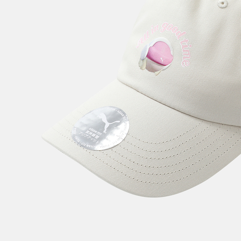 puma彪马2025中性中性-ALL IN GOOD TIME AF BB Cap-雪白色弯沿帽02698202